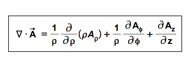cartesian to cylindrical coordinates formula